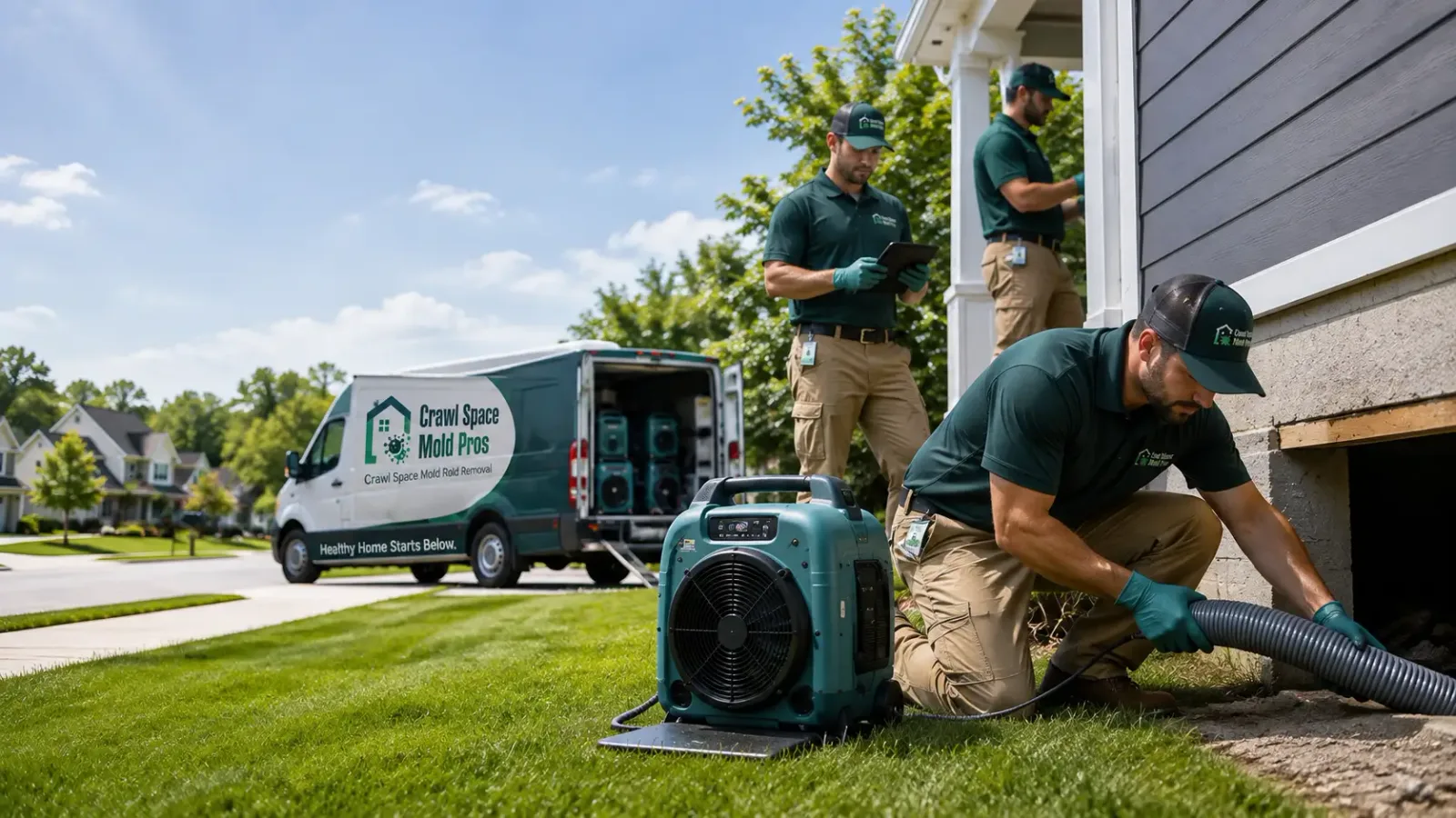 Crawl Space Mold Removal in Los Banos, CA